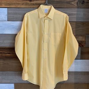 EUC! Yellow Brooks Brothers Slim Fit Button Down (16.5 / 35)